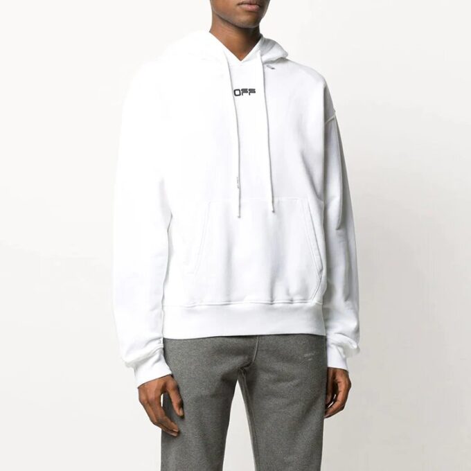 Off-White Herre Wavy Logo Slogan-trykk
