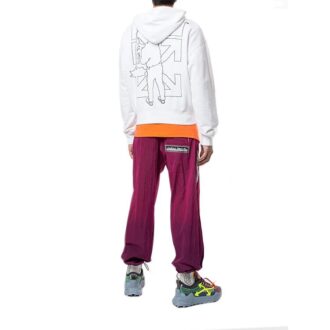 Off-White Herre Workers Logo Hvit