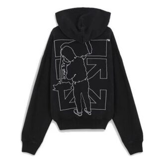 Off-White Herre Workers Logo Svart