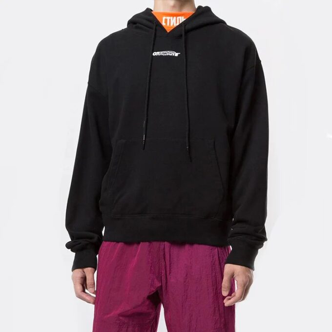 Off-White Herre Workers Logo Svart