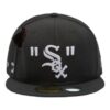 Off-White Herre x MLB x New Era Crossover Hole Wool Svart Cap
