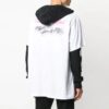 Off-White Herrearm med trykk, løs passform, hvit