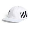 Off-White herrebaseballcap med hvite striper