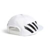 Off-White herrebaseballcap med hvite striper