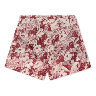 Off-White Herreblomstertrykk Røde Shorts