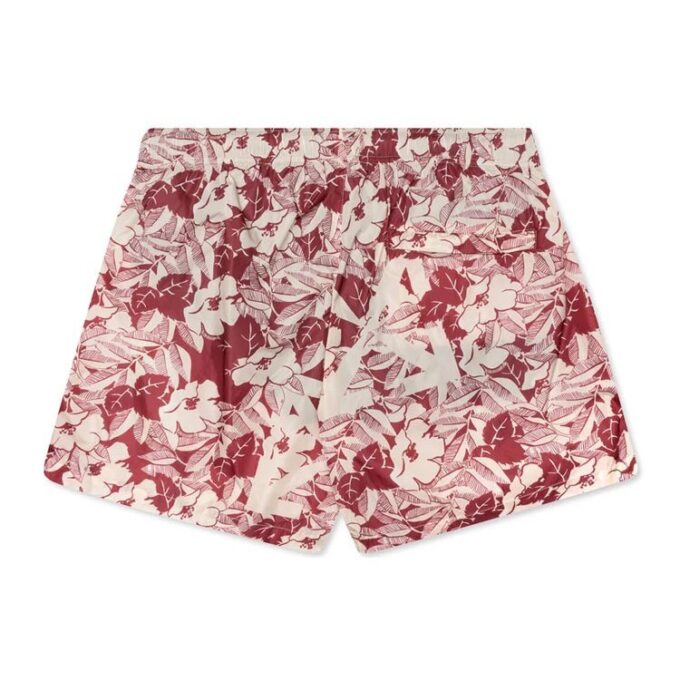 Off-White Herreblomstertrykk Røde Shorts