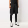 Off-White Herrebukser med alfabetmønster, casual, lange, slim fit, svart
