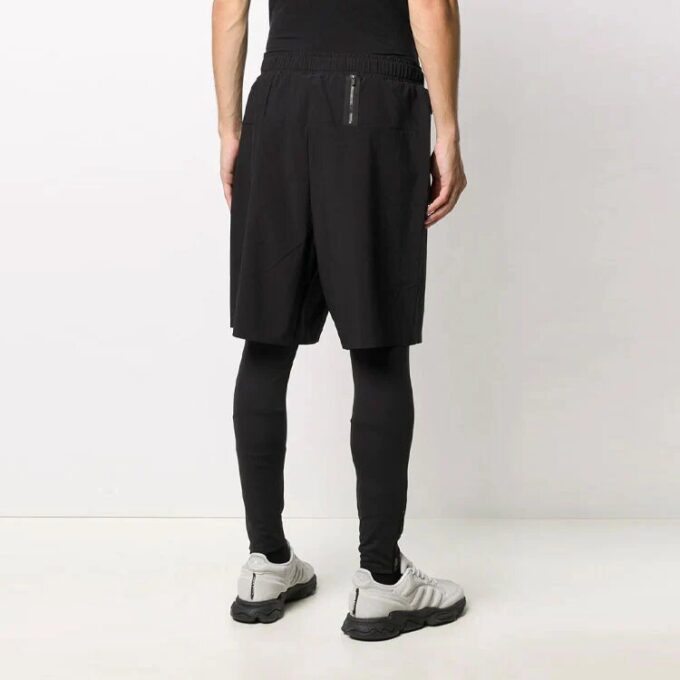 Off-White Herrebukser med alfabetmønster, casual, lange, slim fit, svart