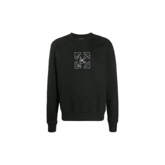 Off-White Herrebukser med Arrows-logo, svart