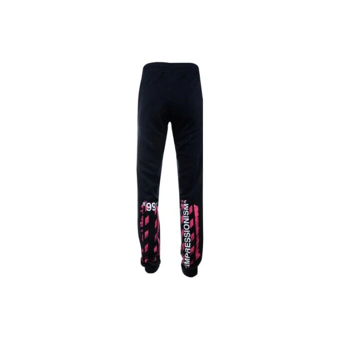 Off-White Herrebukser med logo, fritidsbukser, lange bukser, svart
