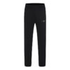 Off-White Herrebukser med logo-trykk, ensfarget, casual, lange bukser, svart