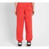 Off-White herrebukser med trykt logo, røde sportsbukser/joggebukser