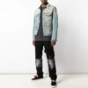Off-White herrejakke i graffiti-Denim, blå