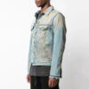 Off-White herrejakke i graffiti-Denim, blå