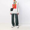 Off-White Herrejakke med lange bukser, løs passform, mørkegrønn