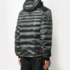 Off-White herrejakke med logo-trykk i grått