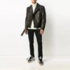 Off-White Herrejakke med logomønster, svart