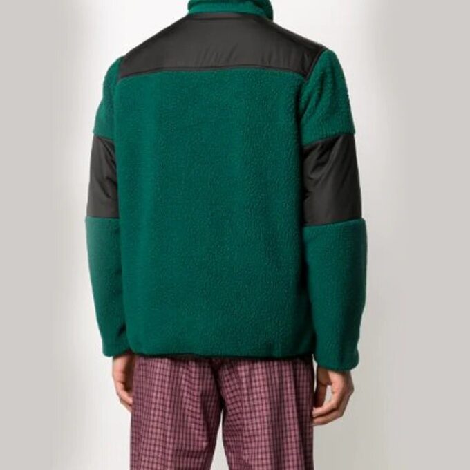Off-White Herrejakke med trykk, grønn