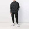 Off-White Herreklassisk stripet logo-trykkgenser Svart