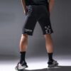 Off-White herreshorts med trykk, svart