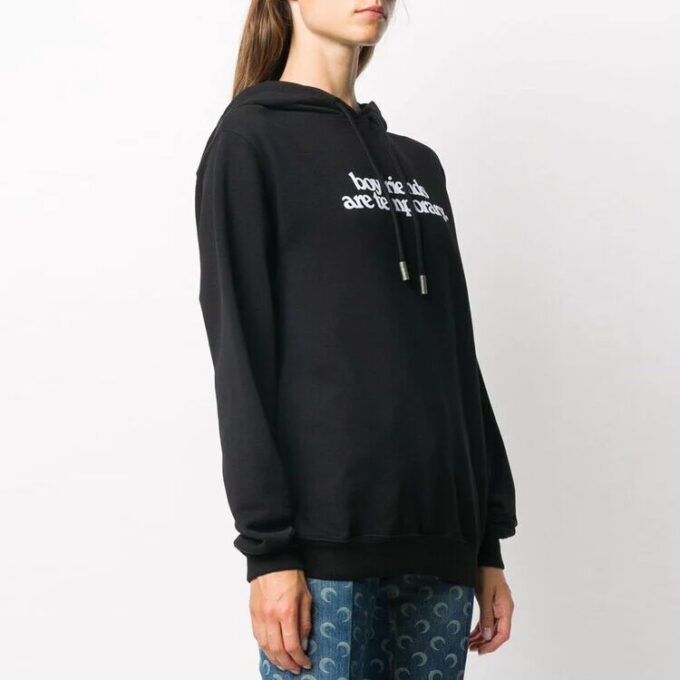 Off-White Hettegenser med alfabet-slagord Svart