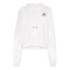Off-White hvit T-skjorte med løst snitt og alfabet-trykk på ryggen