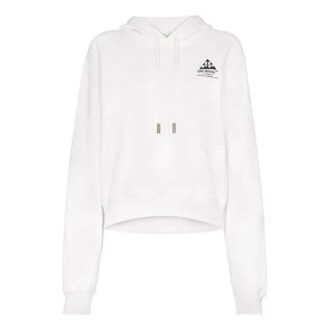 Off-White hvit T-skjorte med løst snitt og alfabet-trykk på ryggen