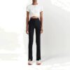 Off-White høytaljede skreddersydde bukser «Black»
