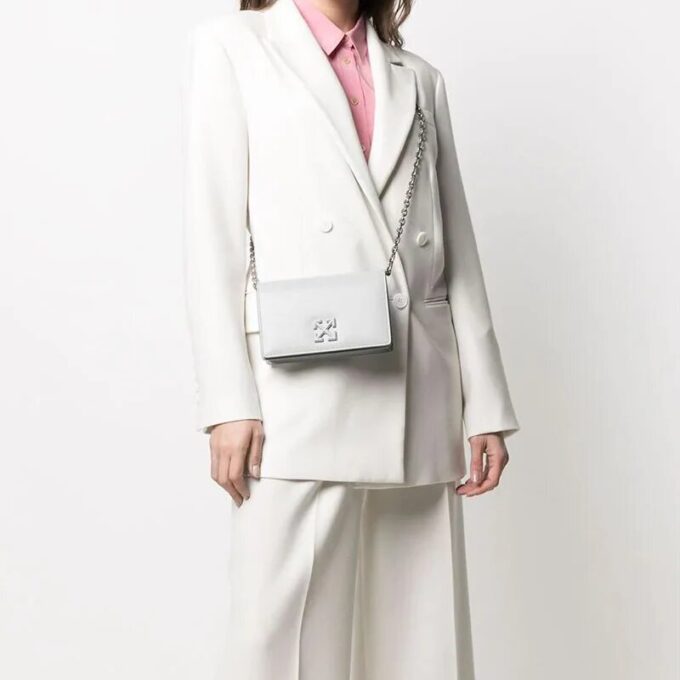 Off-White Jitney 0.5 SingleShoulderBag Hvit