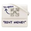 Off-White Jitney 0.7 Quote belteveske Elfenben