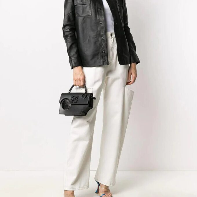 Off-White Jitney 1.4 Design håndveske Svart