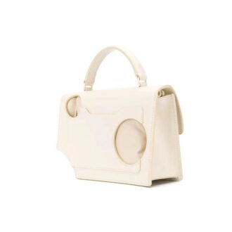 Off-White Jitney 1.4 Tote skulderveske i skinn, beige