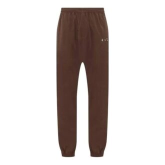 Off-White joggebukse/bukser for menn i ensfarget design