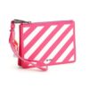 Off-White Kontrastfarger Stripe Rosa