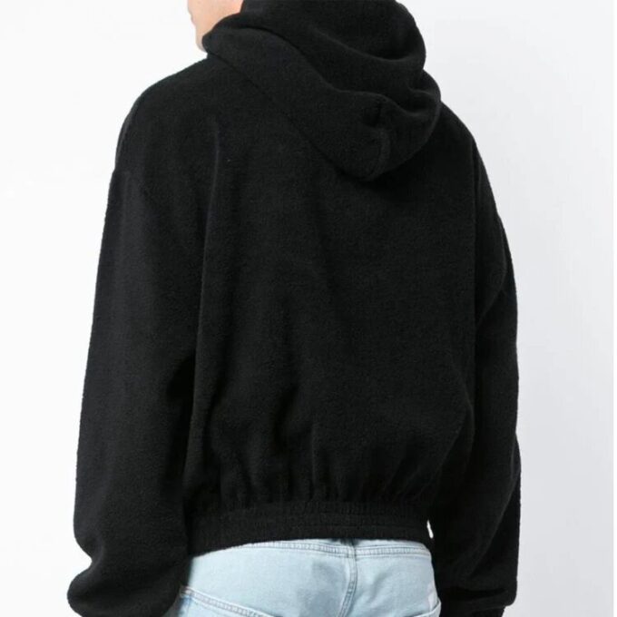 Off-White Langermet herre-T-skjorte i svart