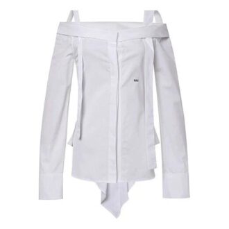 Off-White Langermet Hvit Skjorte