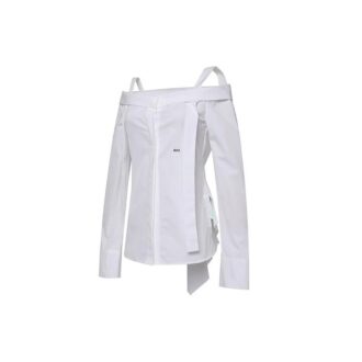Off-White Langermet Hvit Skjorte