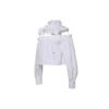 Off-White Langermet kort hvit topp på Shorts