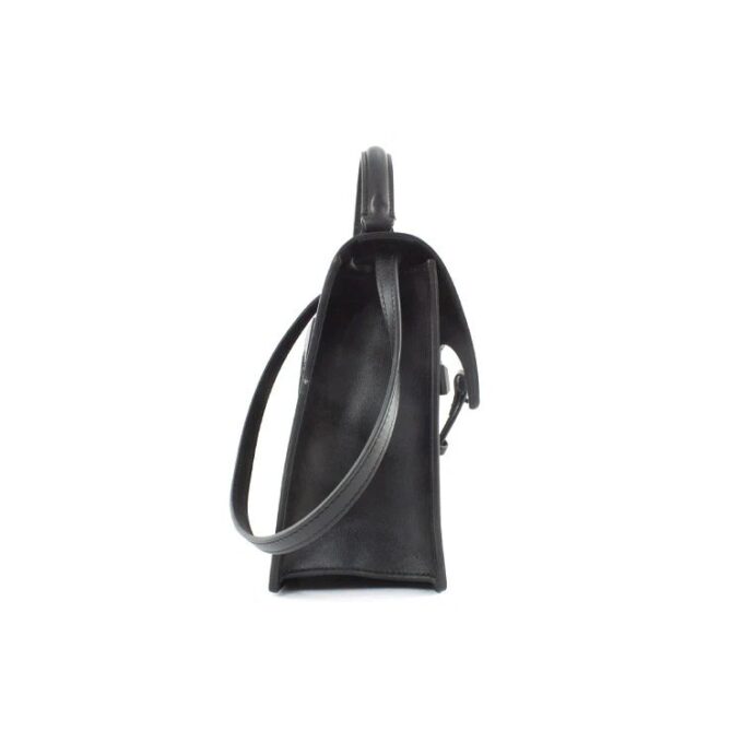 Off-White Leather Series Jitney 2.8 skulderveske, svart