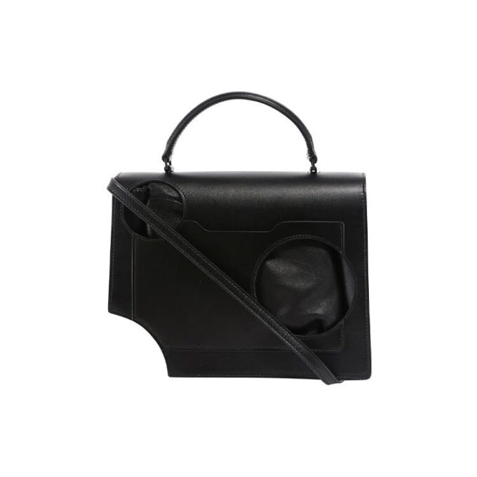 Off-White Leather Series Jitney 2.8 skulderveske, svart