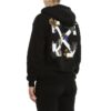Off-White Leaves Arrow-hettegenser, svart