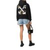 Off-White Leaves Arrow-hettegenser, svart