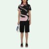 Off-White Liquid Melt Casual Tee «Nude White»