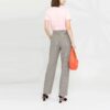 Off-White Logo Bomull Kortærmet Slim Fit-versjon Rosa