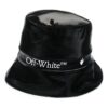 Off-White Logo fiskerhatt svart