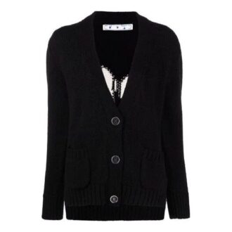 Off-White Logo Floating Cardigan «Black»