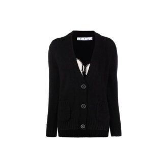 Off-White Logo Floating Cardigan «Black»