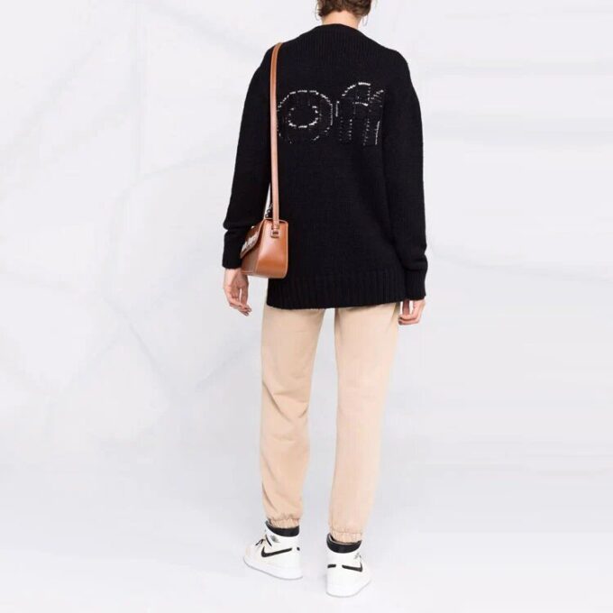 Off-White Logo Floating Cardigan «Black»
