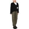 Off-White Logo Intarsia Cardigan «Black White»