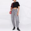 Off-White Logo Micro Mark kortærmet slim fit-versjon svart